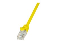 LogiLink EconLine CAT 6 Ikke afskærmet parsnoet (UTP) 3m Patchkabel Gul