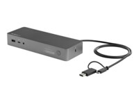StarTech.com USB-C & USB-A Dock, Hybrid Universal Laptop Docking Station with 100W Power Delivery, Dual Monitor 4K 60Hz HDMI & DisplayPort, 4x USB 3.1 Gen 1 Hub, Gigabit Ethernet (GbE) - Hybrid USB Type-C Dock (DK30C2DPEPUE) USB-C Dockingstation