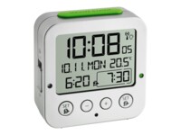 TFA Bingo Alarmur Sølv Indendørs LED