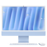 APPLE iMac Z1K5 59,62cm 23,5Zoll Standardglas M4 10C CPU/10C GPU/16C N.E. 32GB 1TB SSD Gbit Eth MM MaKey TID DE Blau