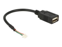 Delock USB intern til ekstern adapter 15cm Sort