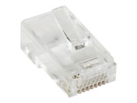 StarTech.com Cat5e RJ45 Stranded Modular Plug Connector - 50 Pkg - Bulk Cat 5e Plugs - 50x RJ45 Ends (CRJ4550PK) CAT 5e Netværk-konnektor