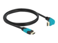 Delock HDMI-kabel 1m Sort Blå