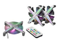 Inter-Tech ALSEYE X12 KIT Fan 3-pack Grå 120 mm