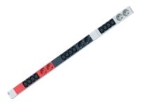 Bachmann IT PDU Basic Strømfordelingsenhed 18-stik 16A Sort Rød Hvid 3m
