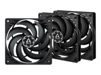 ARCTIC P12 Slim PWM PST Fan 3-pack Sort 120 mm