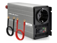 Qoltec Przetwornica napiecia MS Wave 12V na 230V 500/1000W USB Kompatybilna z LiFePO4 GEL AGM