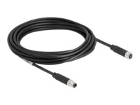 DeLOCK Afskærmet parsnoet (STP) 5m Patchkabel Sort