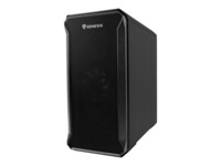 Genesis Irid 503 Tårn Micro-ATX Ingen strømforsyning Sort