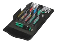 Wera Kraftform Kompakt 100 Skruetrækker med bit og sokkelsæt 52 Dele