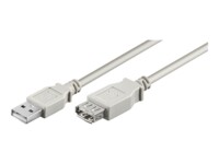 goobay USB forlængerkabel 1.8m Grå