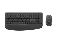 Logitech Signature Comfort Plus Combo MK880 for Business Sæt med mus og tastatur Pressestempel Trådløs Tysk