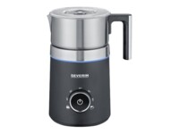 SEVERIN Mælkeskummer 0.7liter Børstet rustfrit stål/sort