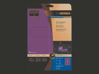 HERMA Special Fluorescens-etiketter 99.1 x 67.7 mm 160etikette(r)
