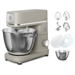 Electrolux E6KM1-4PPT Køkkenmaskine 6l 1200W Perle, Satin stål
