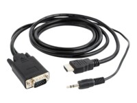 Cablexpert Videointerfaceomformer HDMI / VGA / audio 1.8m