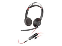 Poly Blackwire 5220 Kablet Høretelefoner Sort