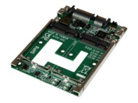 StarTech.com Dual mSATA SSD to 2.5' SATA RAID Adapter Converter - 2x mSATA SSD to 2.5in SATA Adapter RAID and 7mm Open Frame Housing (25SAT22MSAT) Lagringskontrol