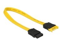 DeLOCK Seriel ATA-forlængerkabel Gul 20cm
