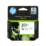 HP 301XL High Yield Tri-color Original Cyan, Magenta, Gul