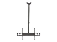 Manhattan TV & Monitor Mount, Ceiling, 1 screen, Screen Sizes: 37-75', Height: 105-156 cm, Black, VESA 200x200 to 800x400mm, Max 50kg, LFD, Lifetime Warranty Beslag Fladt panel 37'-70'