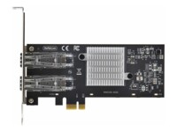 StarTech.com 2-Port GbE SFP Network Card, PCIe 2.0 x1, Intel I350-AM2 2x 1GbE Controller, 1000BASE Copper/Fiber Optic, Dual-Port Gigabit Ethernet NIC, Desktop/Server Backplanes - Windows and Linux Compatible (P021GI-NETWORK-CARD) Netværksadapter PCI Expre