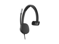 HP Poly Mission 615 Monaural USB Wired Kablet Høretelefoner Sort