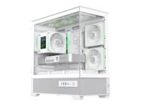 GameMax Infinity VISTA 2 MW Tower Micro ATX Hvid Transparent