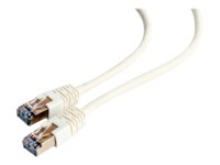 Cablexpert CAT 6 Kabel med folie og kobberfletning (FTP) 3m Patchkabel Hvid