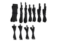 CORSAIR Premium individually sleeved pro kit (Type 4, Generation 4) Strømkabelpakke 61cm Sort