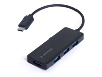 Gembird UHB-CM-U3P4-02 Sort