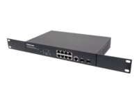Intellinet Web-Managed 2 SFP Ports, IEEE 802.3at/af Power over ( / ) Compliant, 140 W, Endspan, Desktop, 19' Rackmount, Box Switch 8-porte Gigabit PoE+