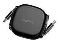 LogiLink USB 2.0 / Thunderbolt 3 / Thunderbolt 4 USB Type-C kabel Sort