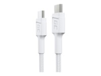 Green Cell PowerStream USB Type-C kabel 30cm Hvid