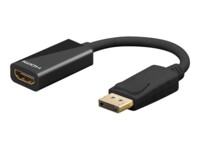 goobay DisplayPort adapter 10cm Sort