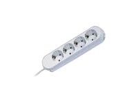 Bachmann SMART Stikdåse 4-stik 16A Hvid 1.5m
