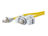METZ CONNECT E-DAT V6 CAT 6 S/FTP CU 1m Gul