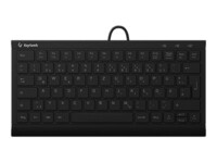 KeySonic KSK-5011ELC Tastatur Membran Hvid Trådløs Tysk