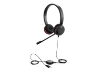 Jabra Evolve 30 II MS stereo Kablet Høretelefoner Sort
