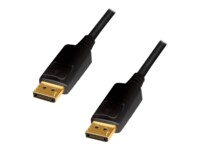 LogiLink 20 pin DisplayPort han -> 20 pin DisplayPort han 5 m Sort
