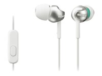 Sony MDR-EX110AP Kablet Høretelefoner Hvid
