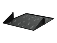 StarTech.com 2 Post Server Rack Shelf - Vented - Center Mount - Black - Supports up to 75 lb. - 2 post Network Rack Shelf (CABSHF2POSTV2) Rackhylde Sort