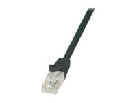 LogiLink CAT 5e Ikke afskærmet parsnoet (UTP) 10m Patchkabel Sort
