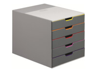 DURABLE VARICOLOR 5 Skuffekabinet ANSI A (Letter) (216 x 279 mm) A4 (210 x 297 mm) C4 (229 x 324 mm) Folio (216 x 330 mm)