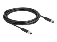 DeLOCK Afskærmet parsnoet (STP) 3m Patchkabel Sort