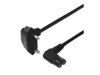 DELTACO Strømkabel 3m Sort