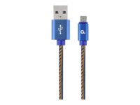 Cablexpert Premium USB 2.0 USB-kabel 1m Blå