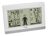 TFA Weather Boy Vejrstation Indendørs Udendørs Hvid