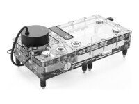 Alphacool Core Pumpe og reservoir til flydende kølesystem 1-pack Sort Transparent