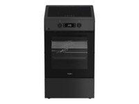 Whirlpool Antracit Elektrisk ovn 60liter Komfur Induktionskogeplade